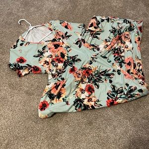 Hazel Blues 3XL Maxi Dress